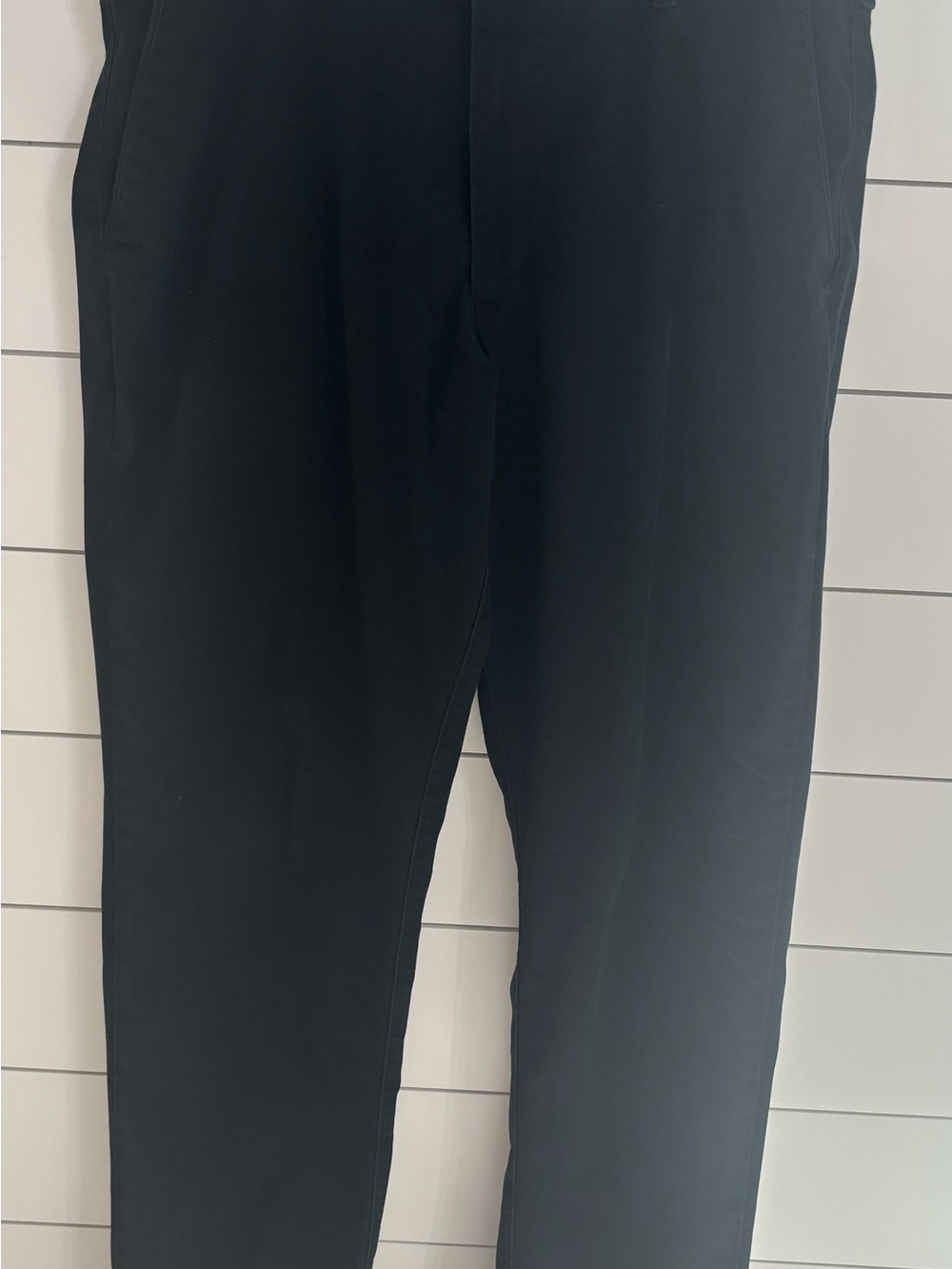 Lee Men's Black Casual Trousers - Classic Straight Fit